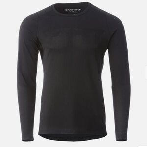 YETI TURQ Air Long Sleeve Jersey Black Men’s Size S | Performance MTB Base Layer